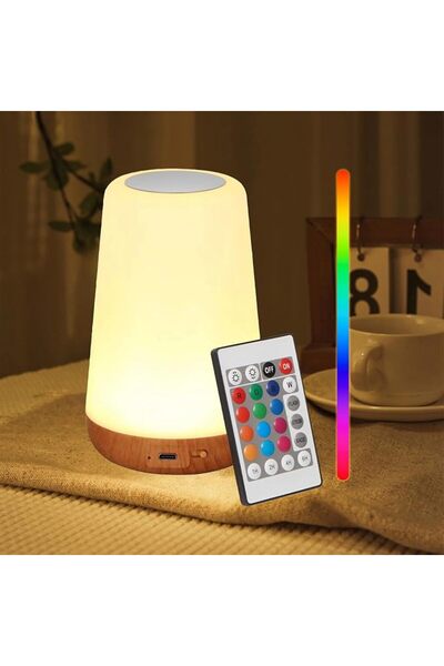 STARSTAR Night Light Dimmable Touch Bedroom Light Portable Table Lamp 5 Brigh...