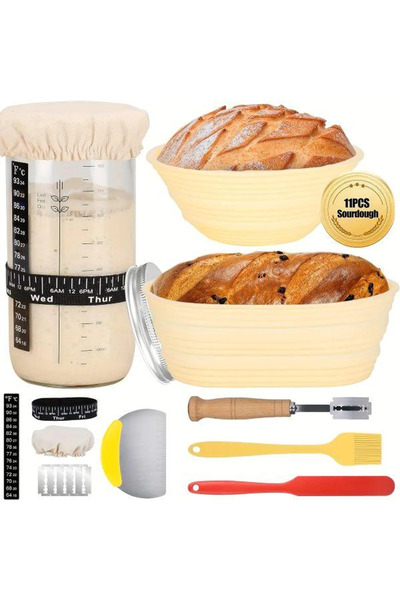 STARSTAR Oval bread protective basket, sourdough bread baking supplies, dough...