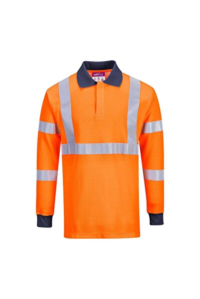 PORTWEST قميص بولو بأكمام طويلة FR76 Modaflame Knit HVO FR