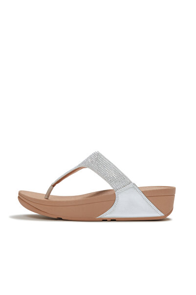 Fitflop صندل نسائي من لولو مزين بالكريستال مع حزام للقدم