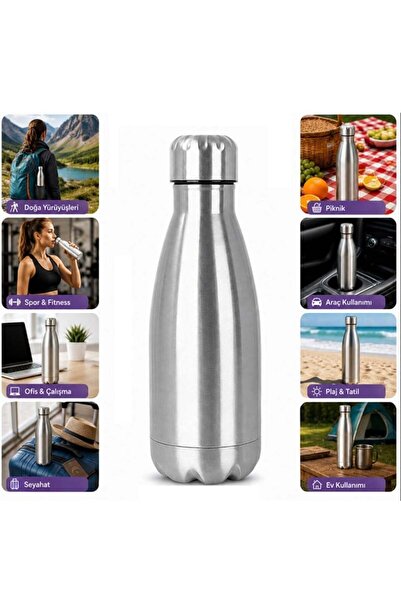 SUNUP Sn-25712 Bottle Type 750 Ml. Stainless Steel Thermos