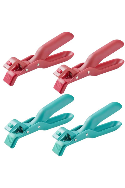STARSTAR These 4 multi-functional heat-resistant silicone tongs are ideal for...