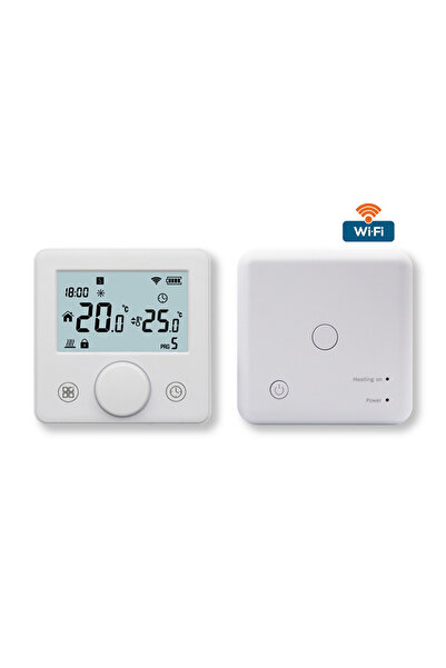 OEM Termostat inteligent de cameră Sansael SS311GS-RF-WF, WiFi, RF Wireless, ...