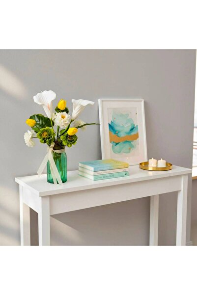 sedoshhomevision Sedosh Home Artificial White and Yellow Tulip Arrangement wi...