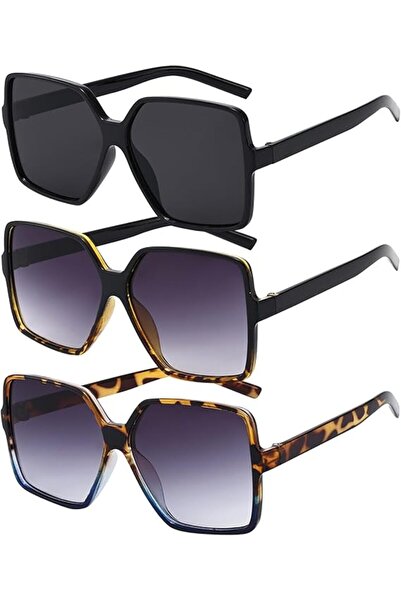 STARSTAR 3-piece women's classic oversized sunglasses with UV400 protection. ...