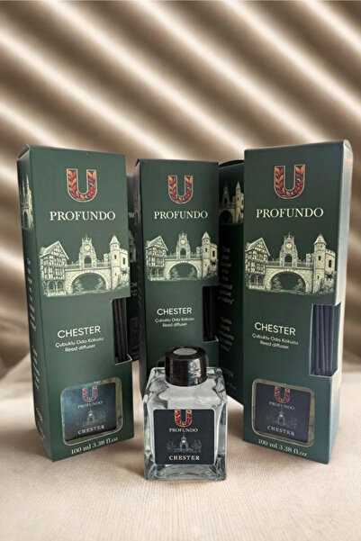e-Bizz Store Chester Bambu Çubuklu Oda Kokusu 100 ml | Chester & Bahar Ferahlığı - Temiz Hava Esintisi
