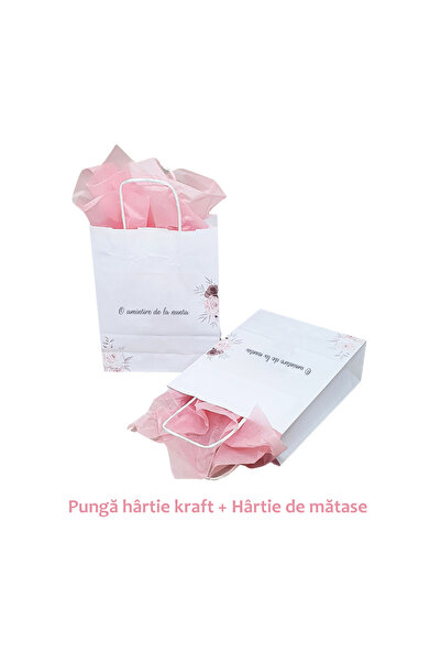 Papette Set 10 bucăți Pungi de Hârtie cu Modele de Nuntă - Model 6, Imprimare...