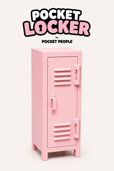 Pocket People Pocket Locker Mini Masaüstü Dolap Organizer | Dekoratif Mini Lo...