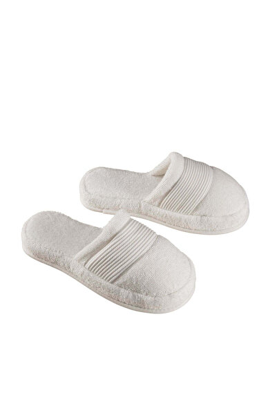 Maisonette Papuci 100% bumbac, mărimea 40, Pure Slipper, crem-ivoar