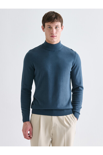LC Waikiki Half Turtleneck Men's Knitwear Sweater