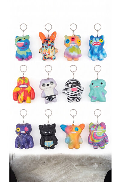 TOYTOPIA Fuggler Squishy Sukuşi Anahtarlık - Karışık Renk ve Model Eğlenceli ...