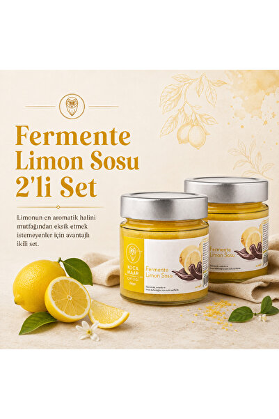 Kocamaar Çiftliği Fermente Limon Sosu 2'li Set