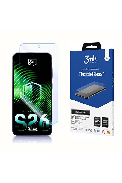 3MK Sticlă flexibilă pentru protecția ecranului Samsung Galaxy S26 cu reziste...