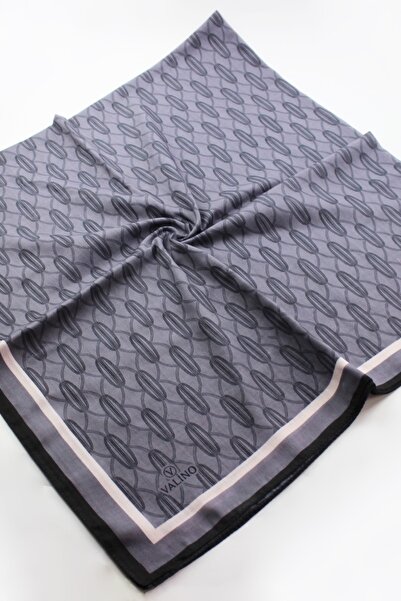 Valino 120X120 Ethnic Geometric Patterned Oversized Scarf Cotton Scarf Oversi...