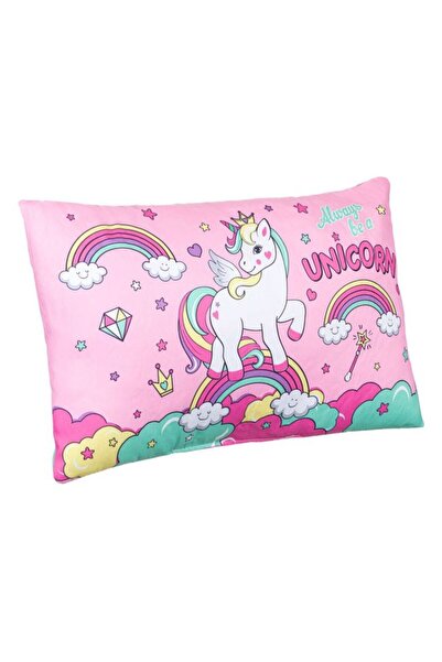 BAMI NETWORK Perna decorativa unicorn roz poliester 50x30cm pentru fete