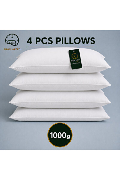 TIME LIMITED Luxury Hotel Pillow – 1000g Microfiber Filling, 50 × 70 cm, Ultr...