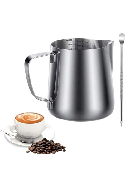 STARSTAR Milk Frother Jug - Cappuccino Pouring Jug Latte Art Pen - Coffee Mak...