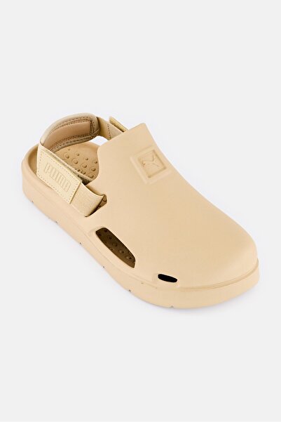 Puma Men Shibui Mule Velcro Closure Sandals, Toasted Almond