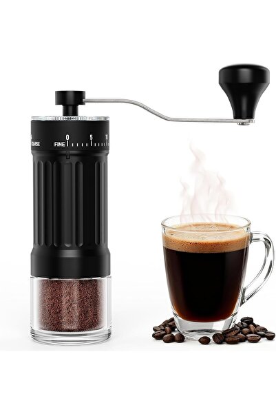 STARSTAR Manual coffee grinder with ceramic burr - 40 precise grind settings ...