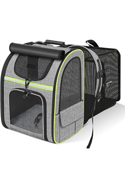 STARSTAR Large Expandable Cat Backpack - Holds up to 10 kg - Breathable Mesh ...