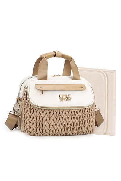 Little Story Compact Diaper Backpack with Changing Pad & Shoulder Strap – Wat...