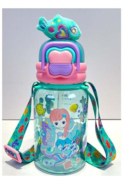 Five Dream House 600ML Dreamy Mermaid Kids Water Bottle For School, Sippy Cup...