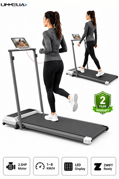 Ummelia 3-in-1 Foldable Walking Pad Treadmill 2.5HP | Under Desk Home Office ...
