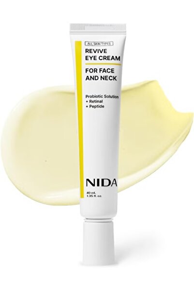 Nida Revive Eye Cream for Face and Neck. Probiotic, Network, Peptide Solution...