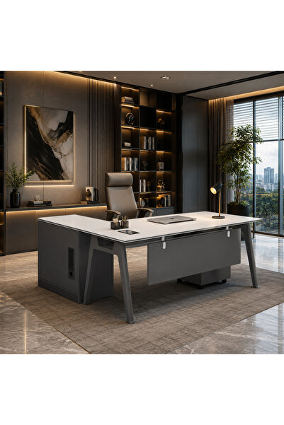 LastHome مكتب تنفيذي بتصميم فريد 200 سم