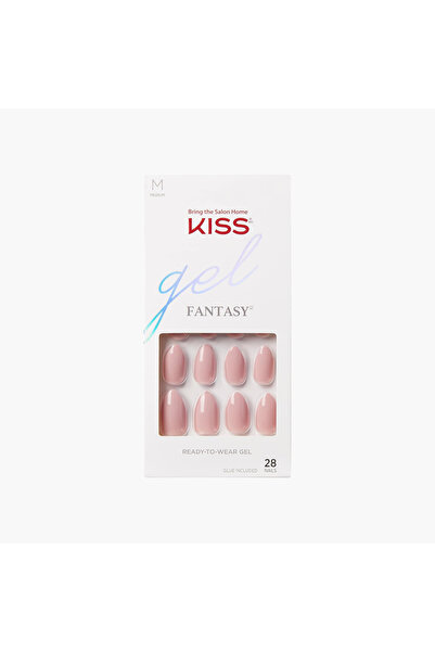 Kiss Cosmetics جل فانتاسي للأظافر متوسطة الطول 28 قطعة