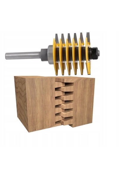 NO BRAND Freză de router pentru prelucrarea lemnului, pentru îmbinări tenon-f...