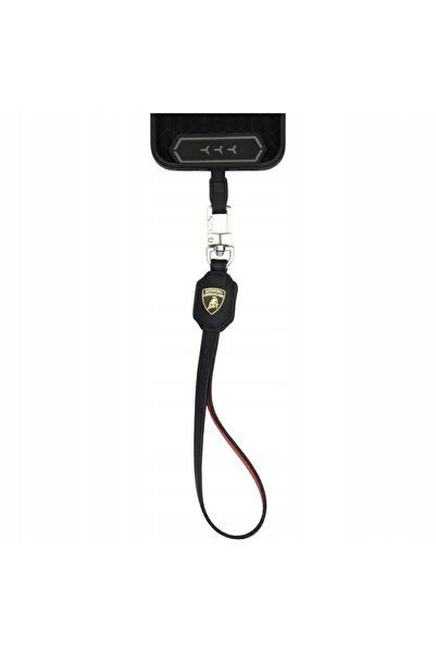 NO BRAND Lănțișor universal Lamborghini D1 Leather Handstrap, portocaliu