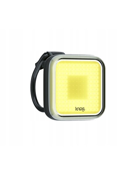 KNOG Lampă de bicicletă frontală Blinder Square neagră 200 lm