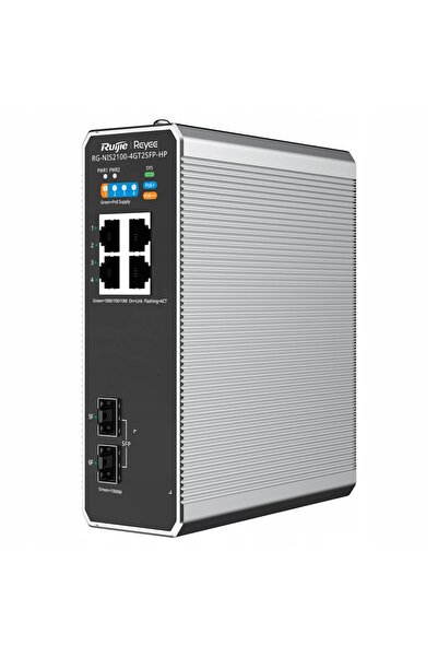 NO BRAND REYEE RG 4 PORTURI + SFP POE SWITCH INDUSTRIAL MONTABIL PE ȘINĂ DIN