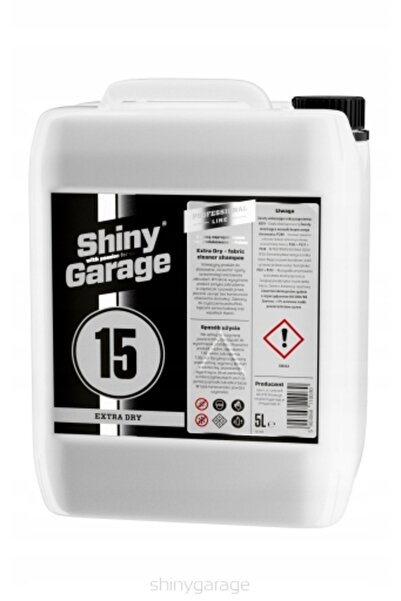 NO BRAND Shiny Garage Șampon Curățare Textile Extra Uscat 5L