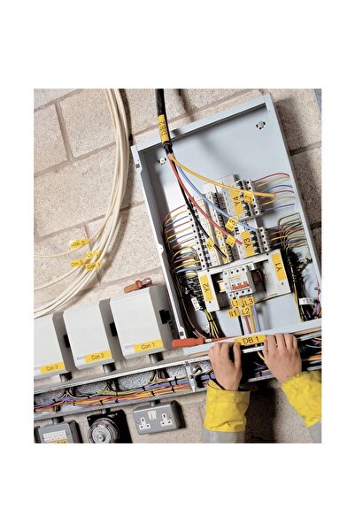 Brother Bandă adezivă P-Touch TZe-FX631 12mm x 8m (TZEFX631) - galbenă, impri...