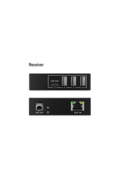Digitus Extensor USB 3.1 Gen1 pe cablu torsadat cat.6A până la 100m, 3x USB