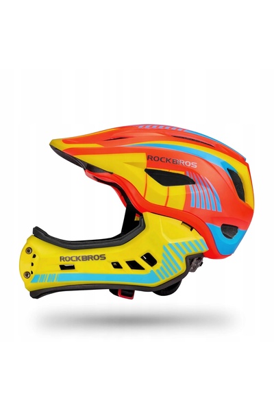 ROCKBROS Cască de bicicletă TT-32SOYB-S S pentru copii Galben-Portocaliu