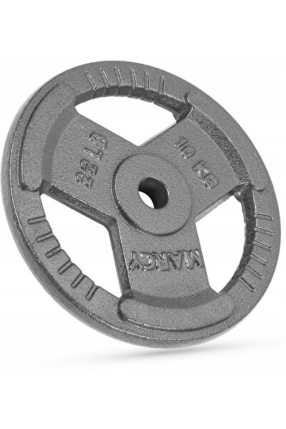 NO BRAND GREUTATE DIN FONTĂ PENTRU VOLAN, 10 KG, DISC DE BARĂ DE 30 MM, GYMTEK