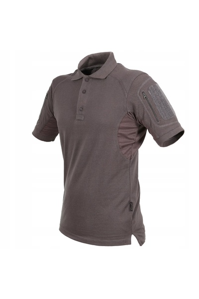 NO BRAND Tricou polo militar tactic pentru bărbați Texar Elite Pro Gri L