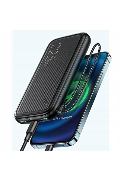 Usams Powerbank PB56 10000mAh 22.5W 2xQC3.0PD Încărcare rapidă negru