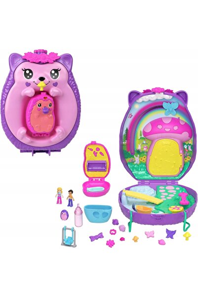 Polly Pocket THE EGGFAMILY Geantă compactă + set de joacă Laleczka