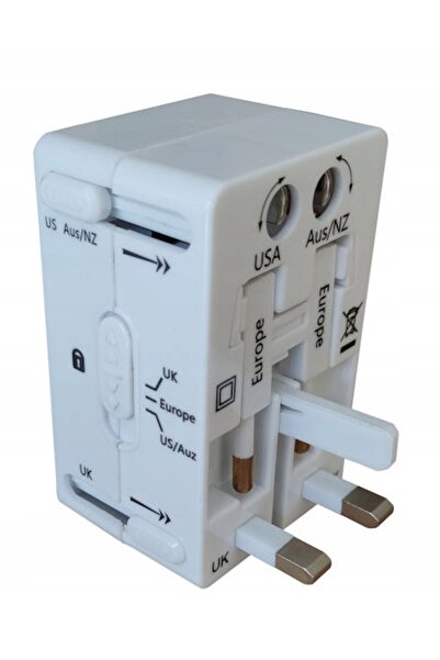 NO BRAND ADAPTOR CONECTOR DE REȚEA UK SUA EUROPA