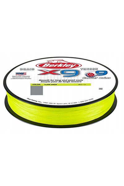 BERKLEY PLECIONKA X9 BRAID 0.20mm 150m VERDE FLUORESCENT