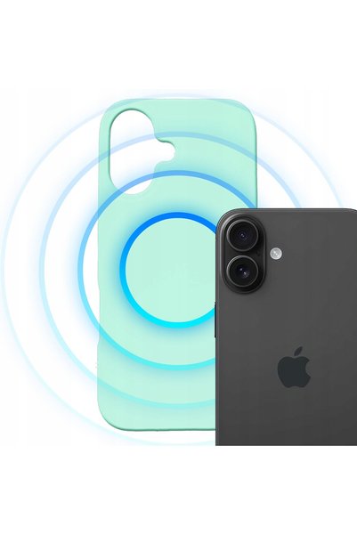 3MK Husă pentru iPhone 16 Hardy MagSilicone Morský