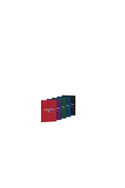 Oxford Caiet Campus A4, 80 file, coperta rigida, diverse culori, patratele