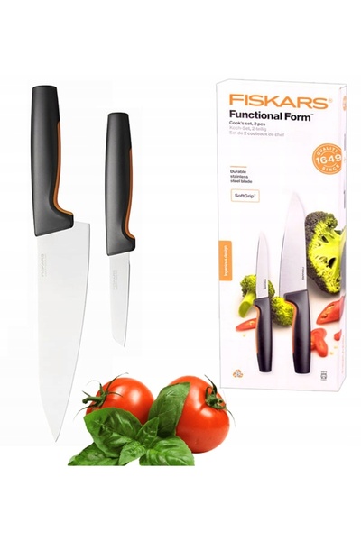 FiSKARS FF KOMPLET 5 (3+2) SET DE CUȚITE DIN OȚEL FAVORIT (1057556+1057557)