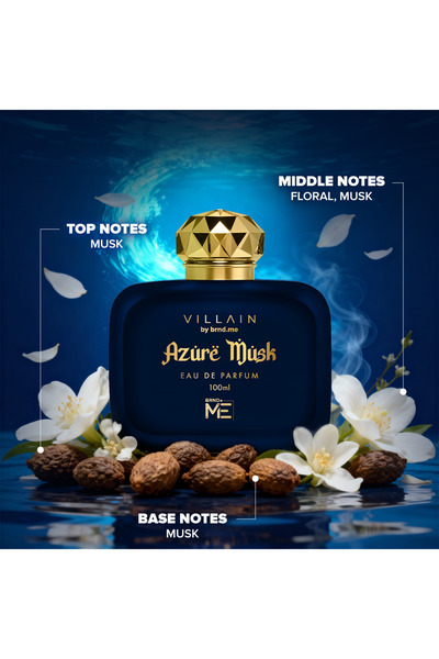 Villain Azure Musk Eau De Parfum - 100ml