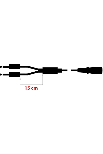 NO BRAND Cablu audio 2x Jack mono de 6,3 mm - XLR (M) Klotz 20m