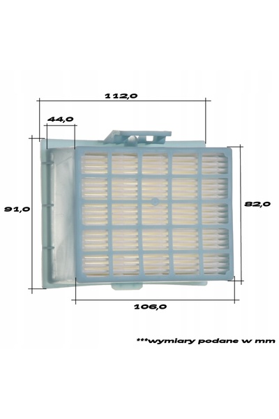 Worwo FILTRU HEPA 12x WORKI BOSCH GL30 ProPower BGL3A230B